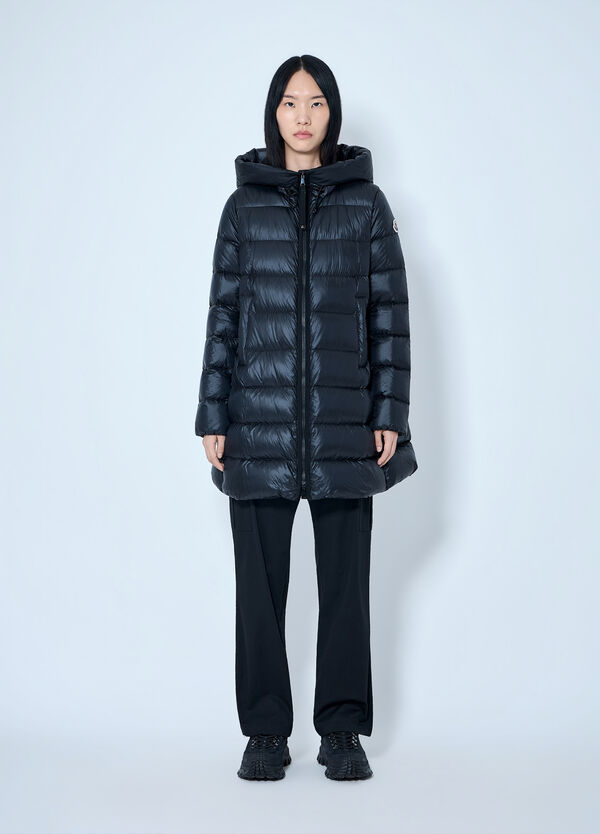 Moncler Suyenne Long Parka Jacket Navy mon0265086